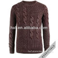 men Cable Round Neck Sweater